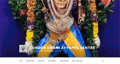 Desktop Screenshot of londonswamiayyappacentre.org