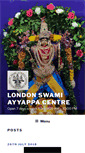 Mobile Screenshot of londonswamiayyappacentre.org